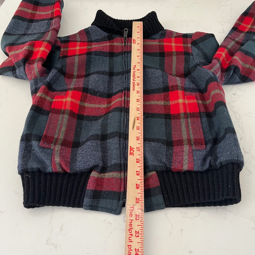 Rare Vintage 70/80s Pendleton Reversible 100% Virgin Wool Bomber Jacket USA Made - Picture 7 of 8
